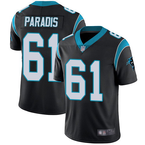 Carolina Panthers Limited Black Men Matt Paradis Home Jersey NFL Football #61 Vapor Untouchable